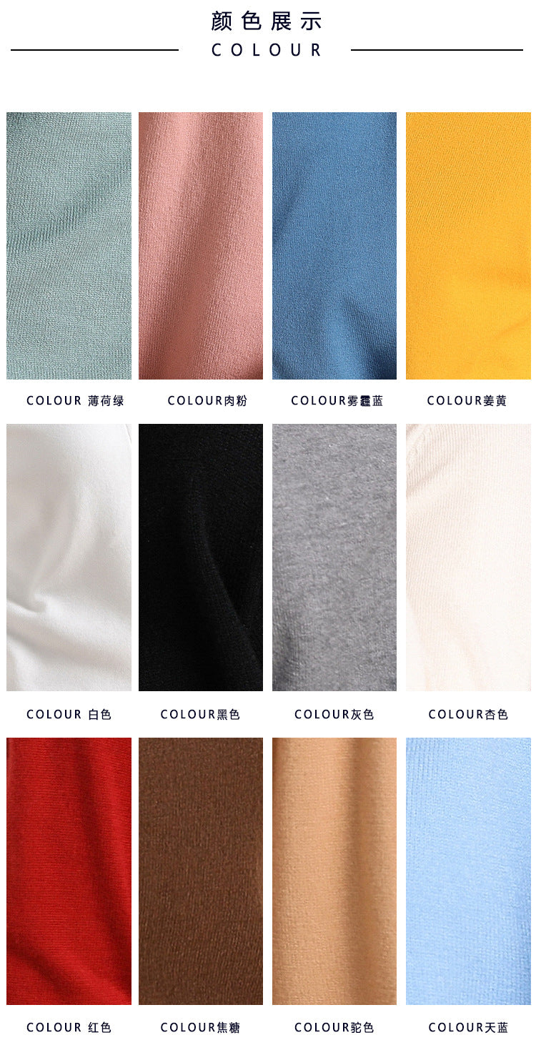 2023 Spring and Autumn New Women's Korean Style Short Fashion Knitted Cardigan Sweater Women's Solid Color Easiest for Match Temperament Jacket