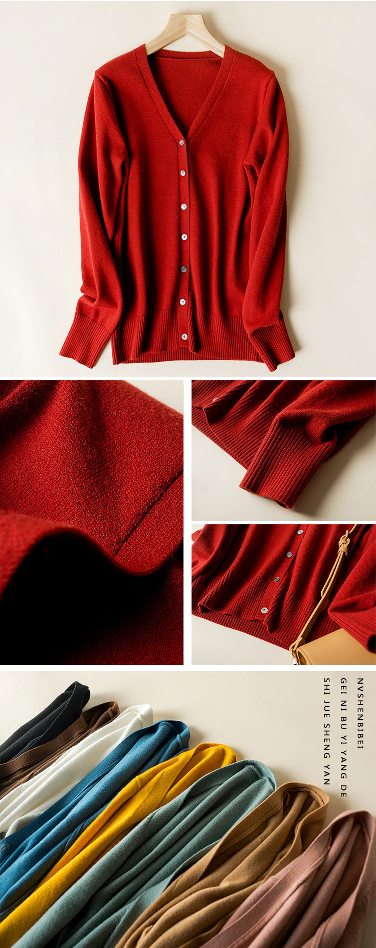 2023 Spring and Autumn New Women's Korean Style Short Fashion Knitted Cardigan Sweater Women's Solid Color Easiest for Match Temperament Jacket