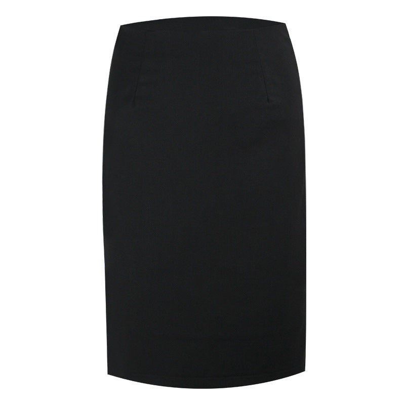 Professional Skirt Women's Summer Skirt Open Skirt Knee Skirt Long Skirt Work Midi Skirt Hip Skirt Knee Skirt