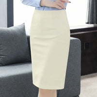 Professional Skirt Women's Summer Skirt Open Skirt Knee Skirt Long Skirt Work Midi Skirt Hip Skirt Knee Skirt