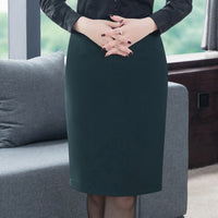 Professional Skirt Women's Summer Skirt Open Skirt Knee Skirt Long Skirt Work Midi Skirt Hip Skirt Knee Skirt