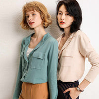 2023 Spring and Autumn New Women's Korean Style Short Fashion Knitted Cardigan Sweater Women's Solid Color Easiest for Match Temperament Jacket
