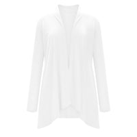 Cross-Border European and American Women's Clothing 2026 Amazon Hot-Selling Women's Knitted Solid Color Long-Sleeve Cardigan Top with Pockets in Stock