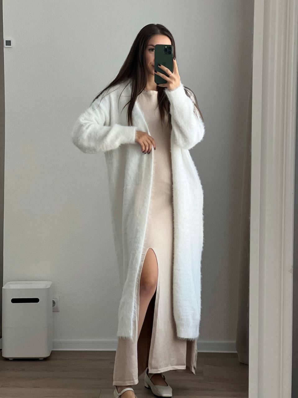 2025 Cross-Border Popular Elegant Soft Knitted Women's Sweater Cardigan Loose Long Casual Versatile
