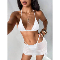 2025 Export Dropshipping Women Beachwear Women's Bikini Set Sexy Elegant Romantic Retro