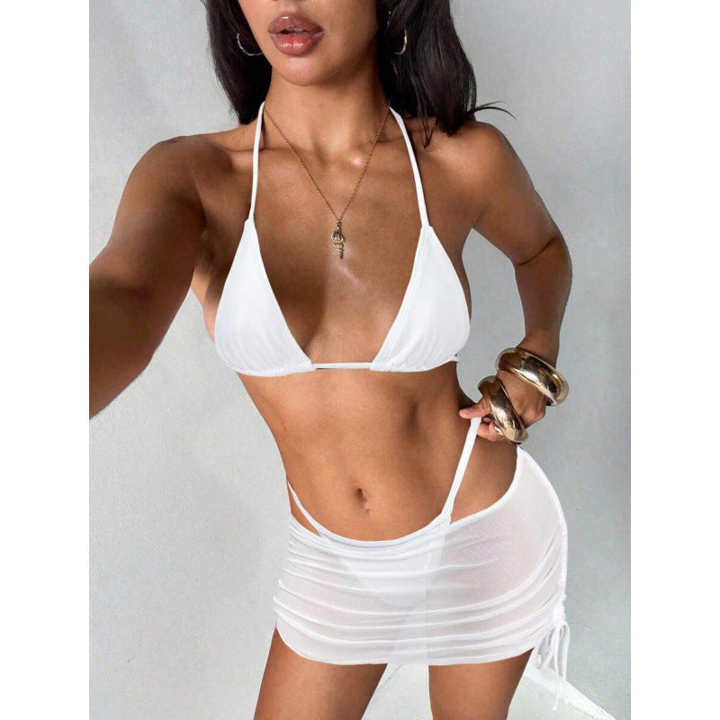 2025 Export Dropshipping Women Beachwear Women's Bikini Set Sexy Elegant Romantic Retro