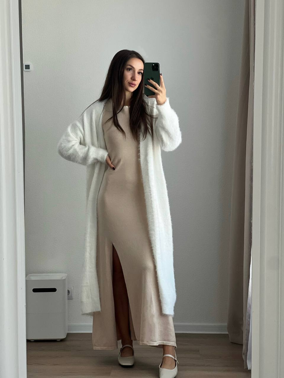 2025 Cross-Border Popular Elegant Soft Knitted Women's Sweater Cardigan Loose Long Casual Versatile
