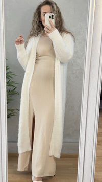 2025 Cross-Border Popular Elegant Soft Knitted Women's Sweater Cardigan Loose Long Casual Versatile