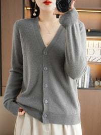 Autumn and Winter Atmosphere Wool Cardigan for Women, Lazy Style Knitted Jacket, Loose Outer Wear, Soft and Gentle, Super Popular on Ins