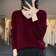 Autumn and Winter New Round Neck Knitted Cardigan Women's Loose Large Size Sweater Versatile Jacket Pure Color Bottoming Wool Jacket