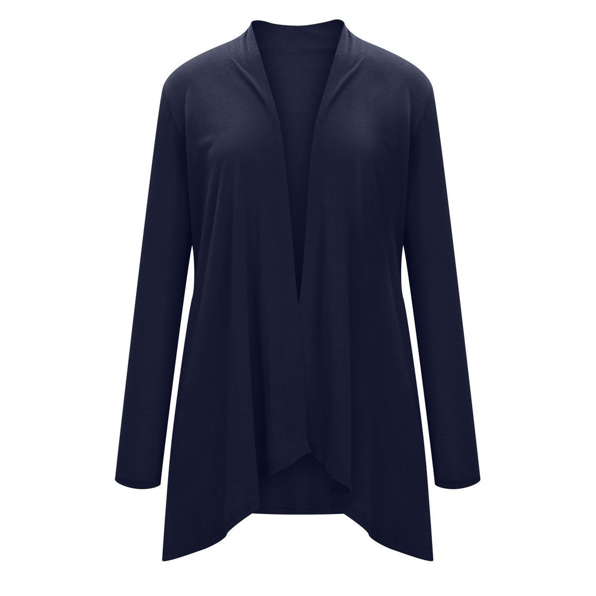 Cross-Border European and American Women's Clothing 2026 Amazon Hot-Selling Women's Knitted Solid Color Long-Sleeve Cardigan Top with Pockets in Stock