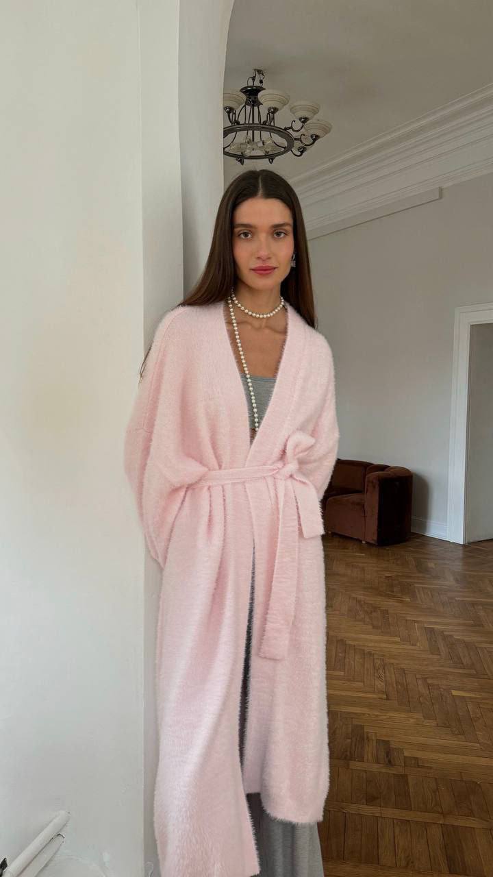 2025 Cross-Border Popular Elegant Soft Knitted Women's Sweater Cardigan Loose Long Casual Versatile