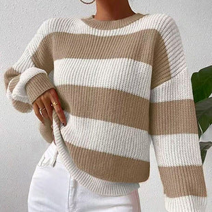 Foreign trade cross-border new hand hook flower sweet knitted cardigan sweater coat women's lazy casual loose sweater
