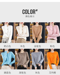 Round Neck Knitted Cardigan for Women, Osmanthus Needle Imitation Outwear Sweater for Women, Loose Spring & Fall Outer Cardigan Sweater Bottoming Shirt