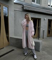 2025 Cross-Border Popular Elegant Soft Knitted Women's Sweater Cardigan Loose Long Casual Versatile