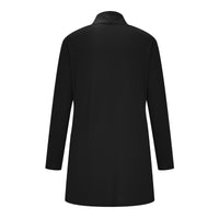 Cross-Border European and American Women's Clothing 2026 Amazon Hot-Selling Women's Knitted Solid Color Long-Sleeve Cardigan Top with Pockets in Stock