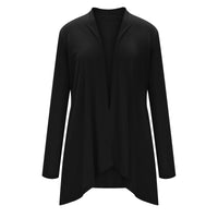 Cross-Border European and American Women's Clothing 2026 Amazon Hot-Selling Women's Knitted Solid Color Long-Sleeve Cardigan Top with Pockets in Stock