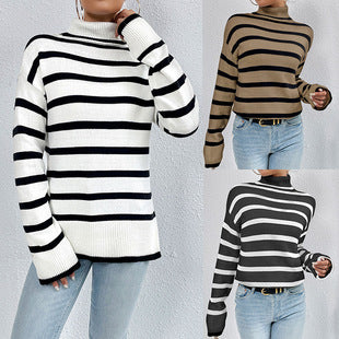 Foreign trade cross-border new hand hook flower sweet knitted cardigan sweater coat women's lazy casual loose sweater