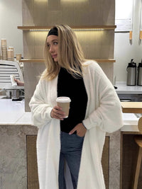 2025 Cross-Border Popular Elegant Soft Knitted Women's Sweater Cardigan Loose Long Casual Versatile