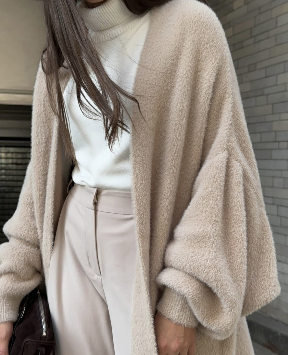 2025 Cross-Border Popular Elegant Soft Knitted Women's Sweater Cardigan Loose Long Casual Versatile