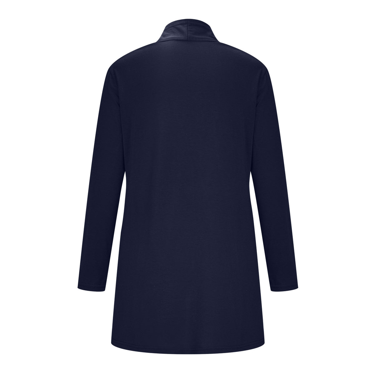 Cross-Border European and American Women's Clothing 2026 Amazon Hot-Selling Women's Knitted Solid Color Long-Sleeve Cardigan Top with Pockets in Stock