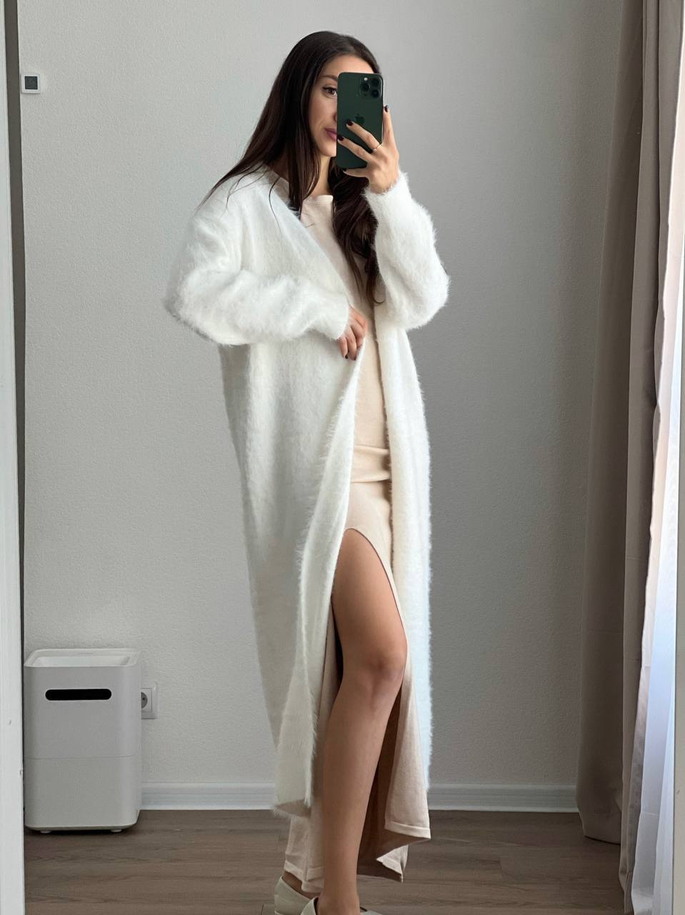 2025 Cross-Border Popular Elegant Soft Knitted Women's Sweater Cardigan Loose Long Casual Versatile