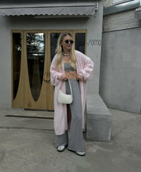 2025 Cross-Border Popular Elegant Soft Knitted Women's Sweater Cardigan Loose Long Casual Versatile