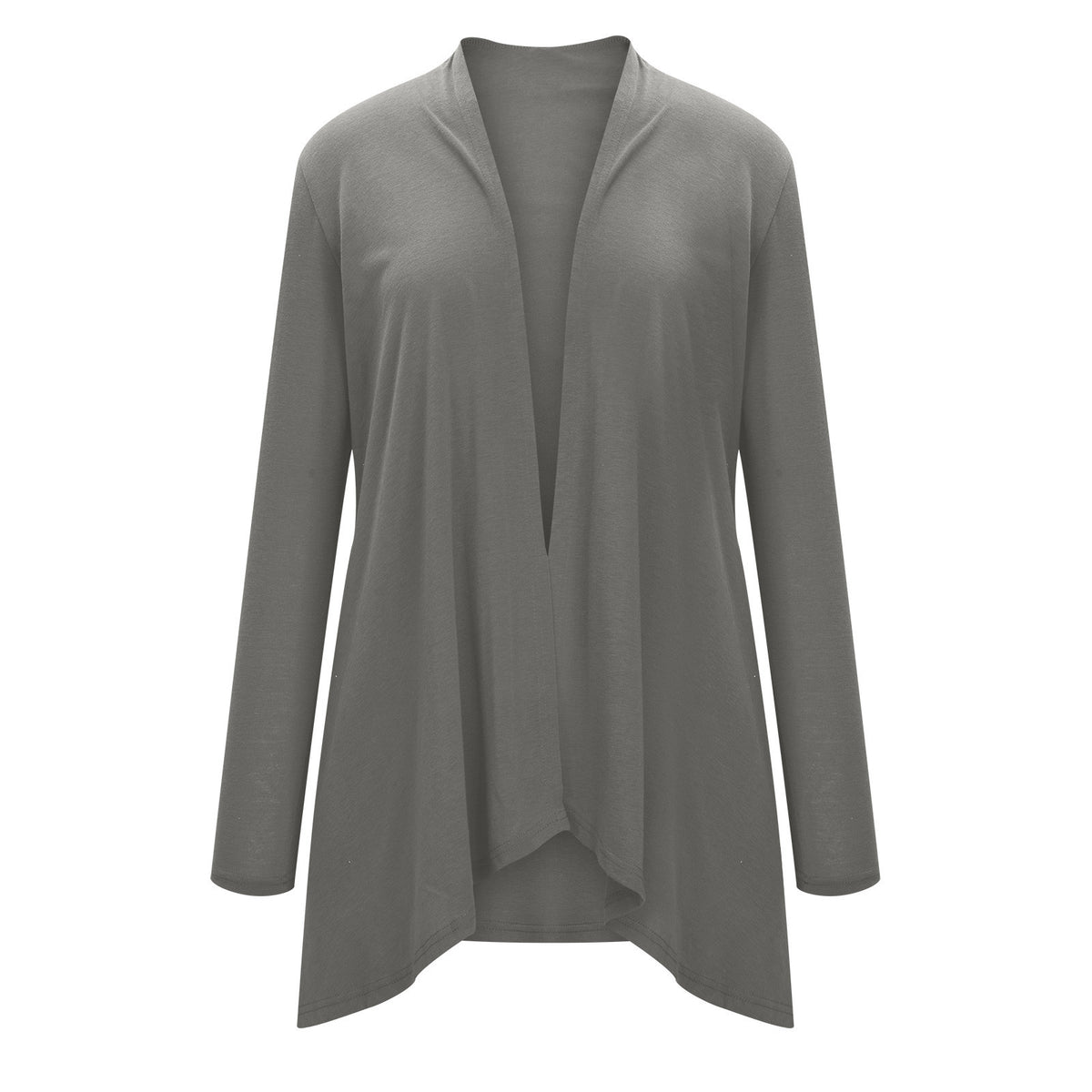 Cross-Border European and American Women's Clothing 2026 Amazon Hot-Selling Women's Knitted Solid Color Long-Sleeve Cardigan Top with Pockets in Stock