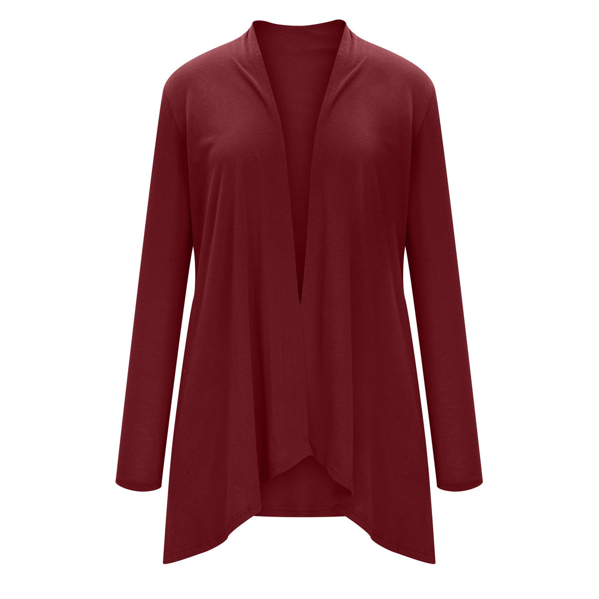Cross-Border European and American Women's Clothing 2026 Amazon Hot-Selling Women's Knitted Solid Color Long-Sleeve Cardigan Top with Pockets in Stock