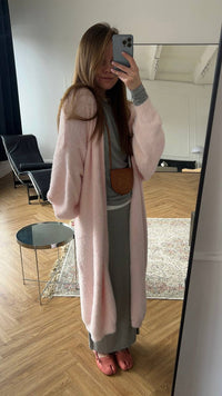 2025 Cross-Border Popular Elegant Soft Knitted Women's Sweater Cardigan Loose Long Casual Versatile