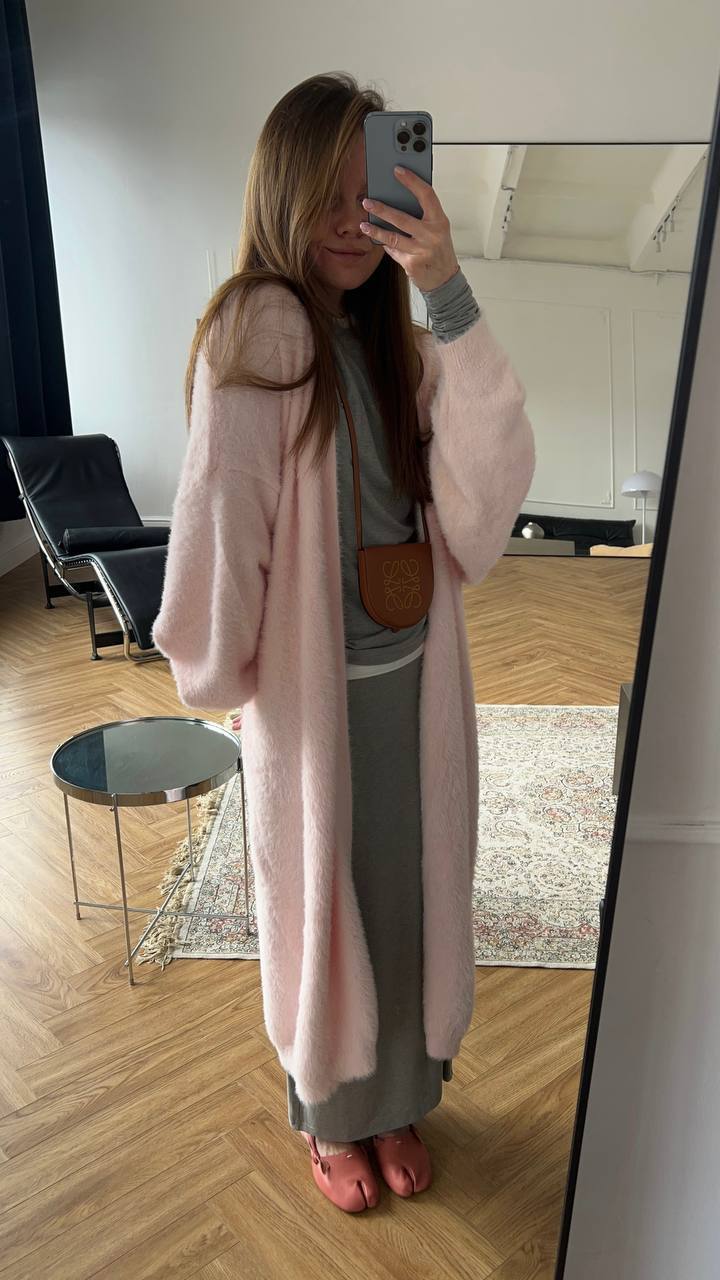 2025 Cross-Border Popular Elegant Soft Knitted Women's Sweater Cardigan Loose Long Casual Versatile