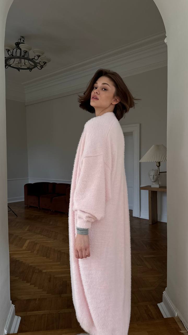 2025 Cross-Border Popular Elegant Soft Knitted Women's Sweater Cardigan Loose Long Casual Versatile