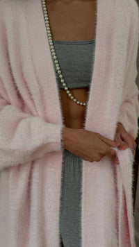 2025 Cross-Border Popular Elegant Soft Knitted Women's Sweater Cardigan Loose Long Casual Versatile