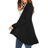 Cross-Border European and American Women's Clothing 2026 Amazon Hot-Selling Women's Knitted Solid Color Long-Sleeve Cardigan Top with Pockets in Stock