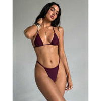2025 Export Dropshipping Women Beachwear Women's Bikini Set Sexy Elegant Romantic Retro
