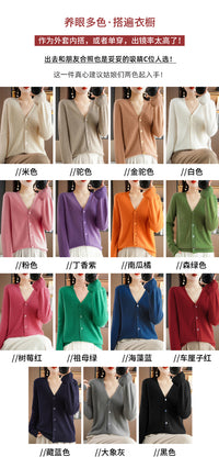 Autumn and Winter Atmosphere Wool Cardigan for Women, Lazy Style Knitted Jacket, Loose Outer Wear, Soft and Gentle, Super Popular on Ins