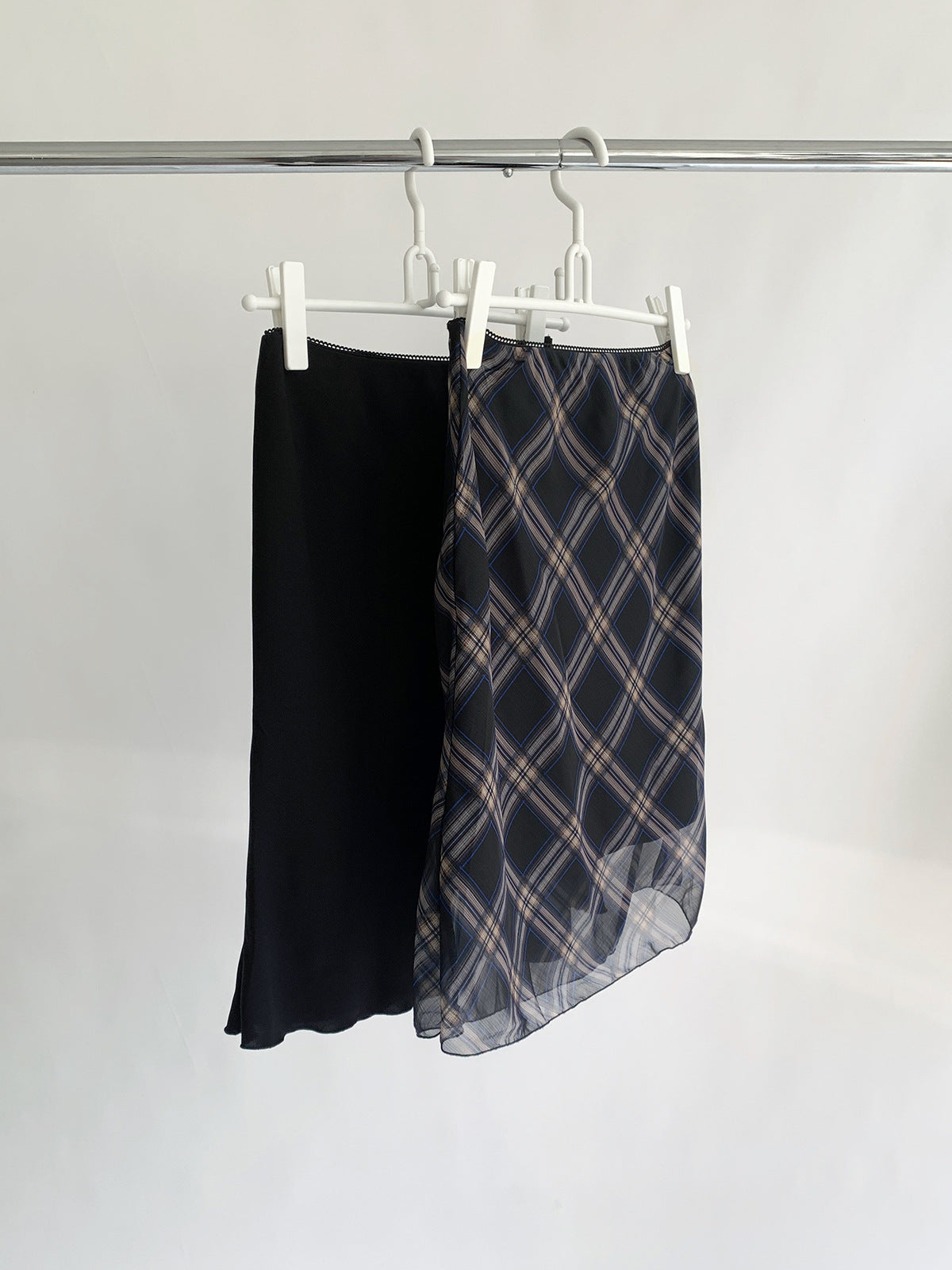 Dorothy South Korea Romantic Vacation Black Mesh Pure Desire Lace Low Waist Midi Fishtail Skirt